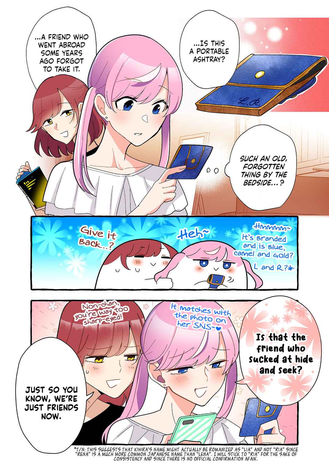 Page 3 Chapter 289 Dokyuusei no Oshi Sakka ni Yuri Mousou ga Bareta Kekka