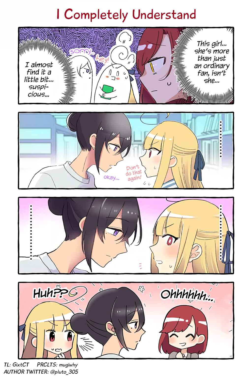 Page 1 Chapter 39 Dokyuusei no Oshi Sakka ni Yuri Mousou ga Bareta Kekka