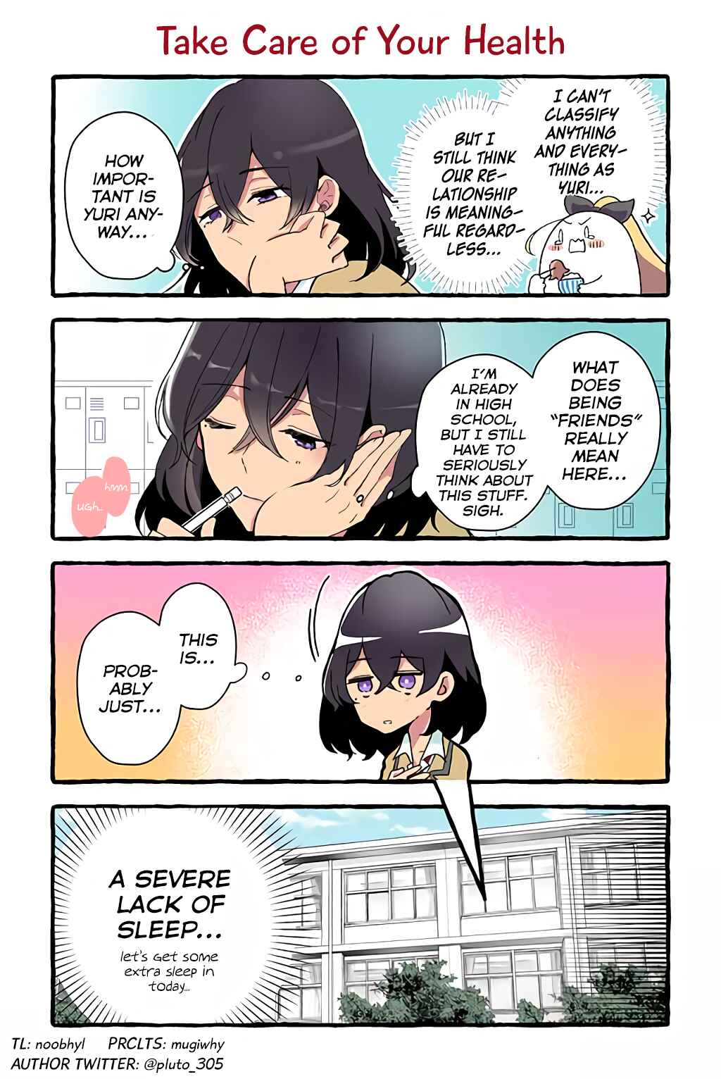 Page 1 Chapter 63 Dokyuusei no Oshi Sakka ni Yuri Mousou ga Bareta Kekka