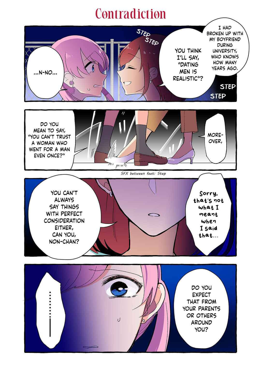 Page 2 Chapter 218 Dokyuusei no Oshi Sakka ni Yuri Mousou ga Bareta Kekka