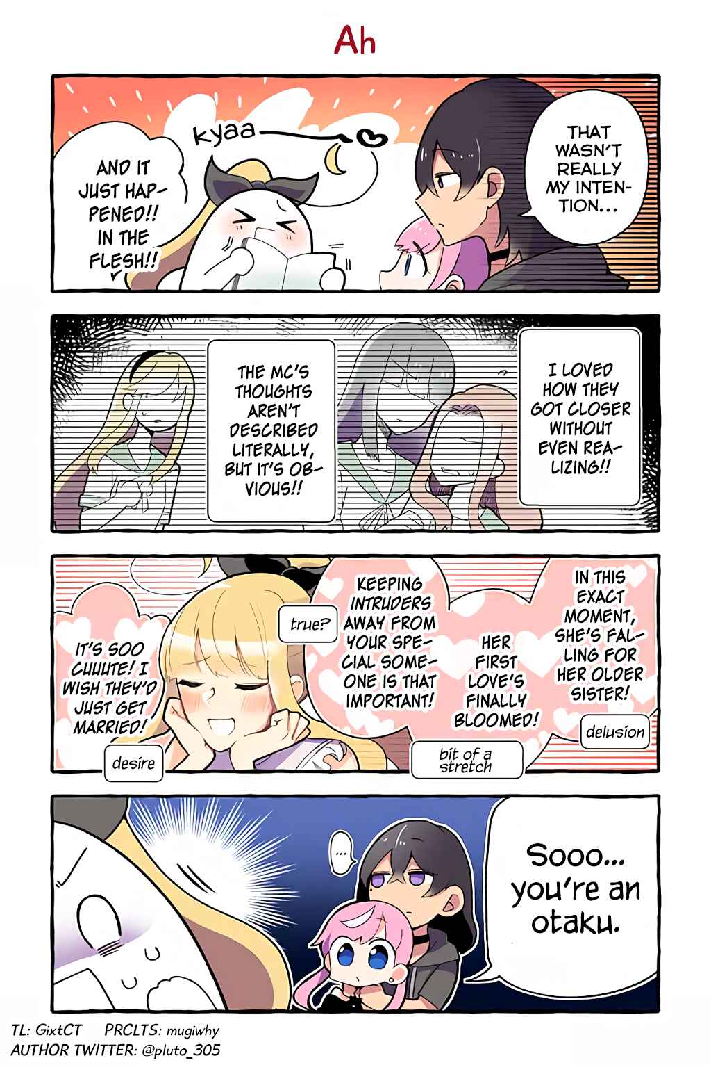 Page 1 Chapter 91 Dokyuusei no Oshi Sakka ni Yuri Mousou ga Bareta Kekka