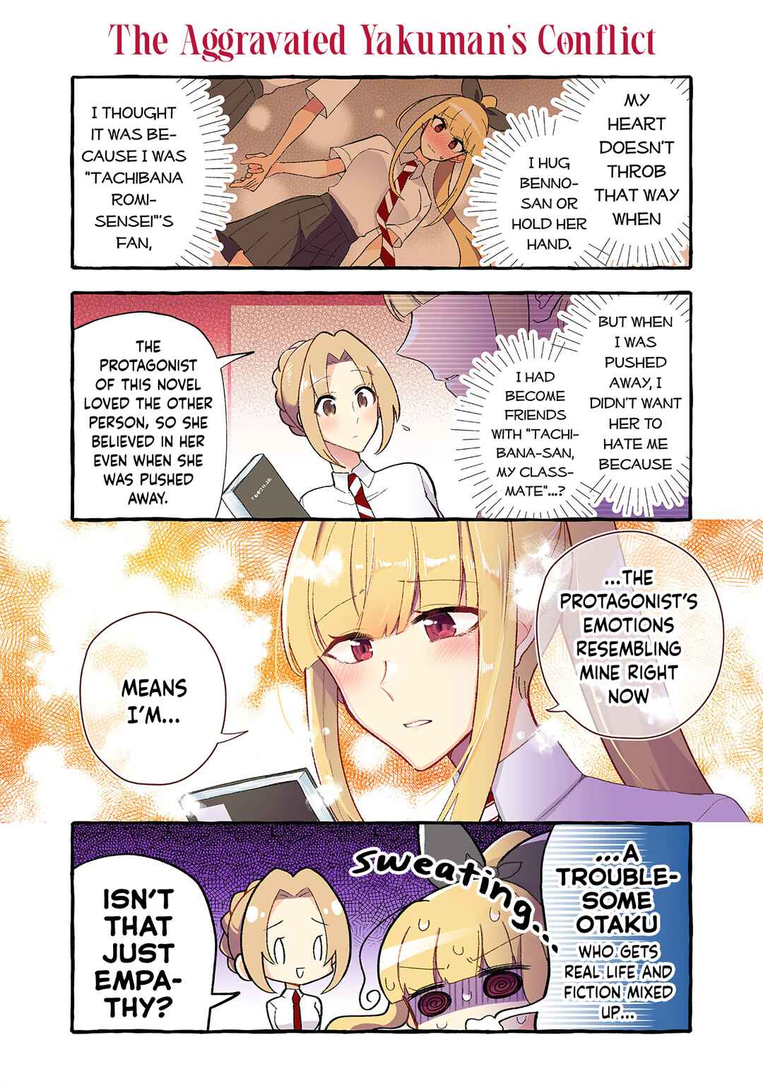 Page 2 Chapter 182 Dokyuusei no Oshi Sakka ni Yuri Mousou ga Bareta Kekka