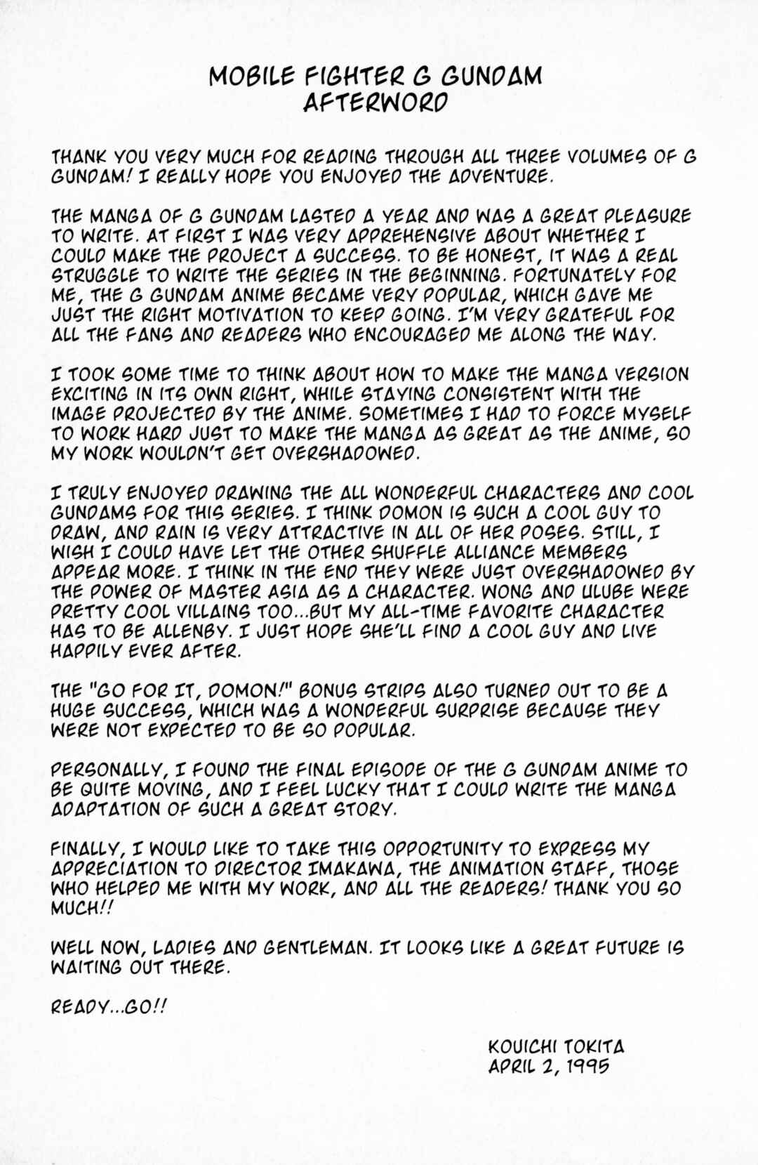 Page 15 Chapter 13.5 Mobile Fighter G Gundam