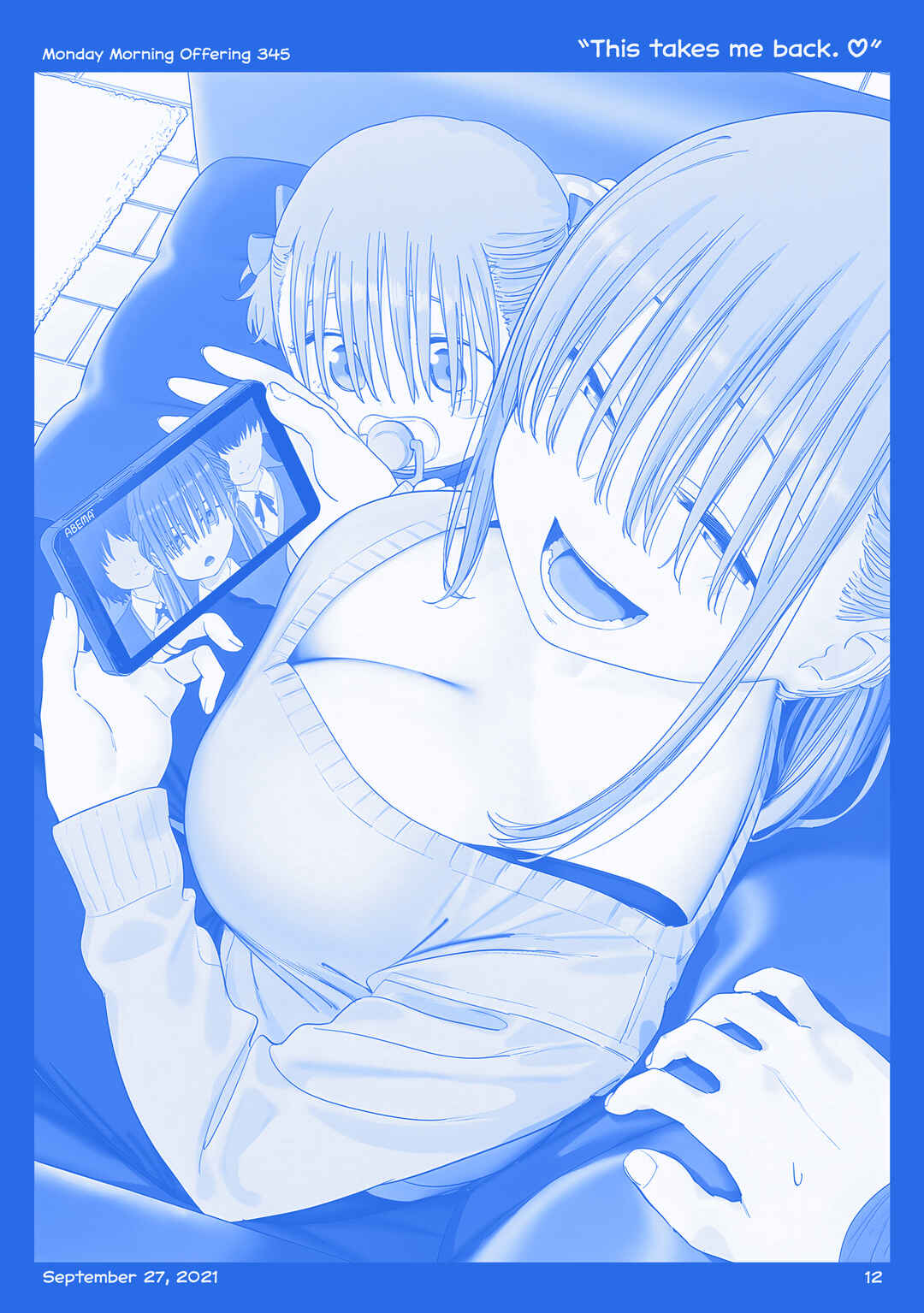 Page 11 Chapter 40 Getsuyoubi no Tawawa  (Twitter Webcomic)