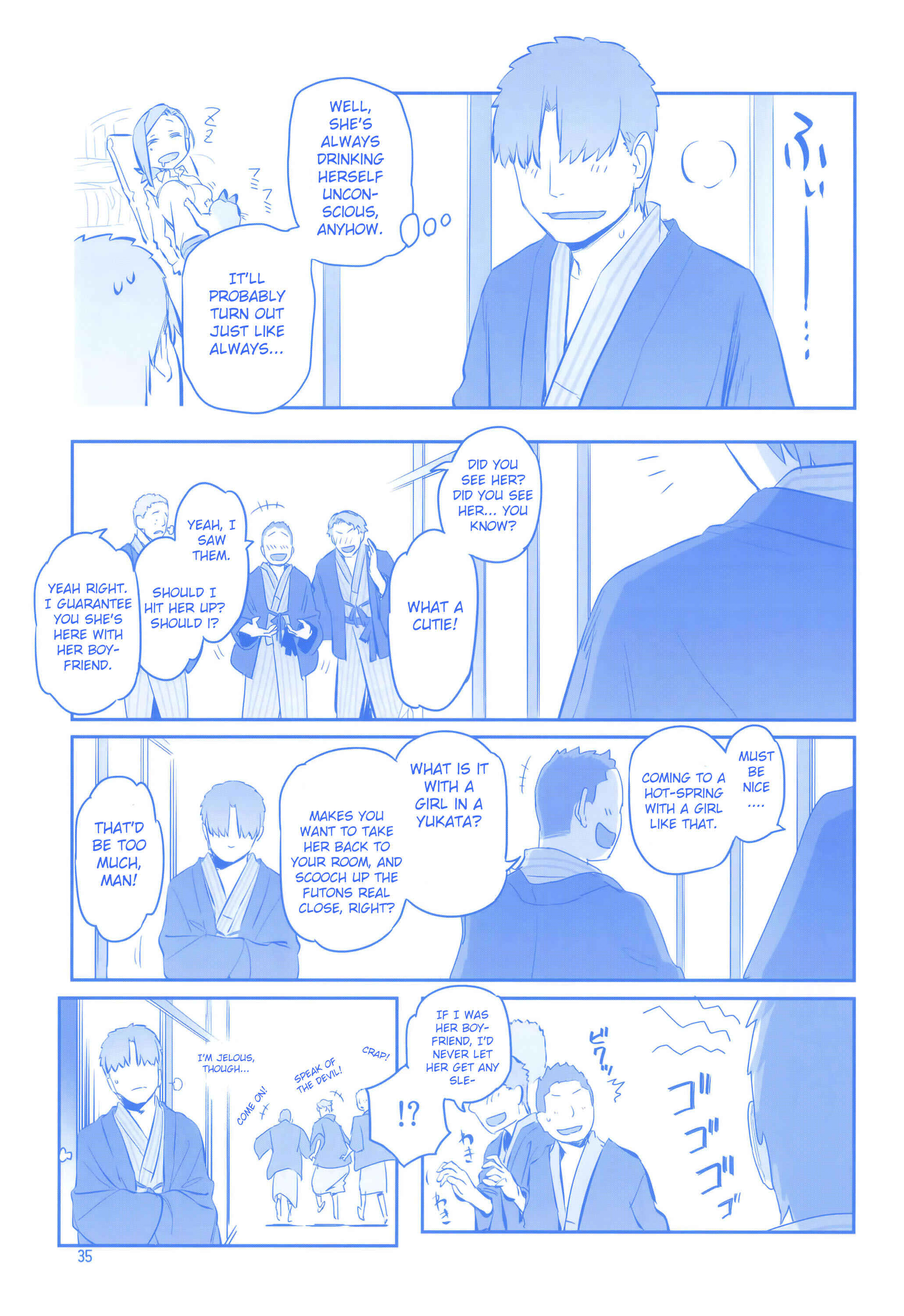 Page 34 Chapter 28 Getsuyoubi no Tawawa  (Twitter Webcomic)