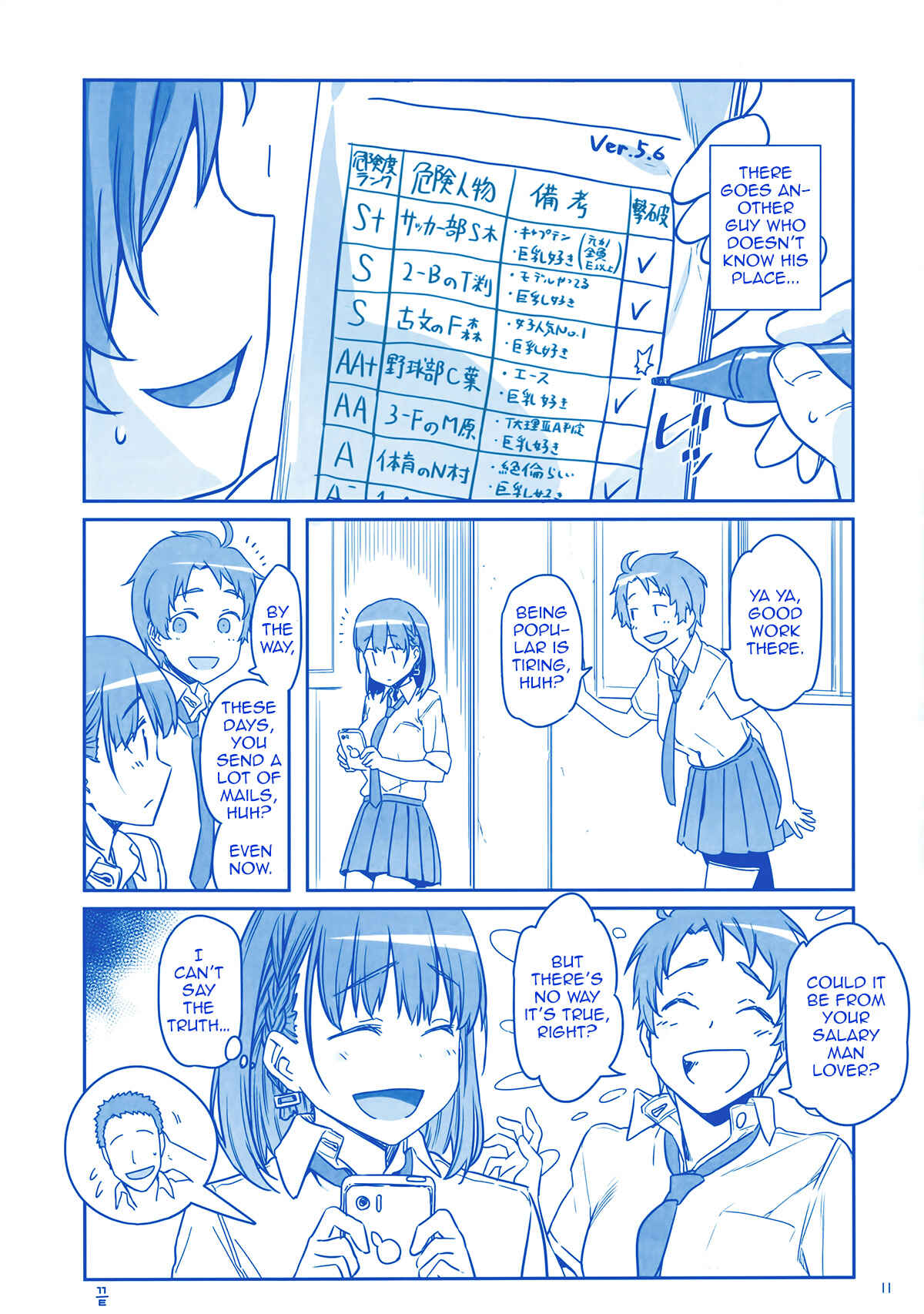 Page 11 Chapter 6 Getsuyoubi no Tawawa  (Twitter Webcomic)