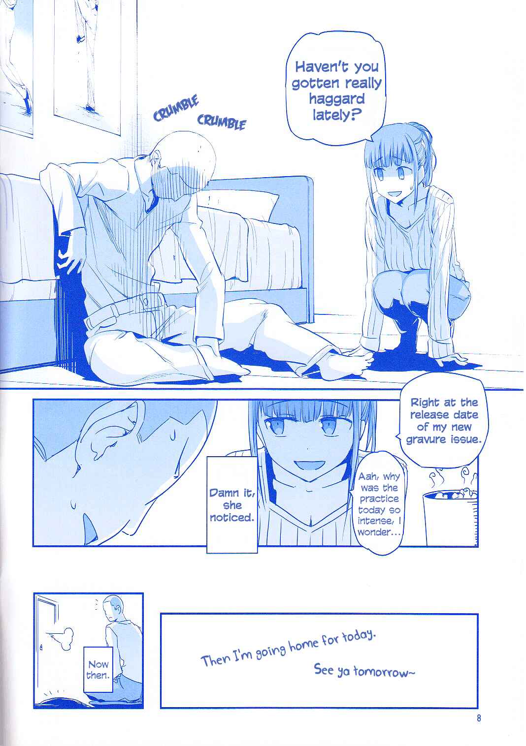 Page 8 Chapter 17 Getsuyoubi no Tawawa  (Twitter Webcomic)