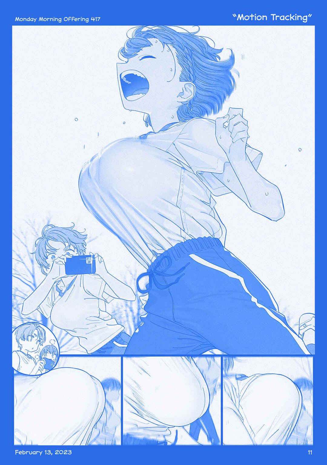 Page 10 Chapter 48 Getsuyoubi no Tawawa  (Twitter Webcomic)