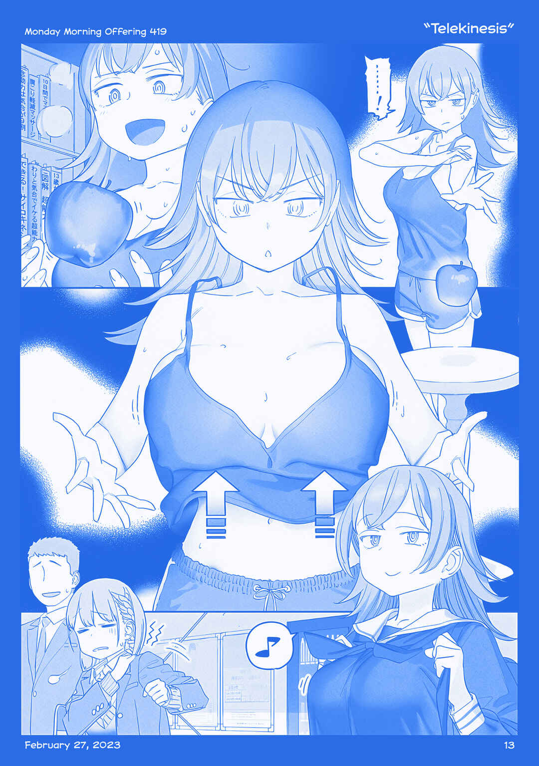 Page 12 Chapter 48 Getsuyoubi no Tawawa  (Twitter Webcomic)