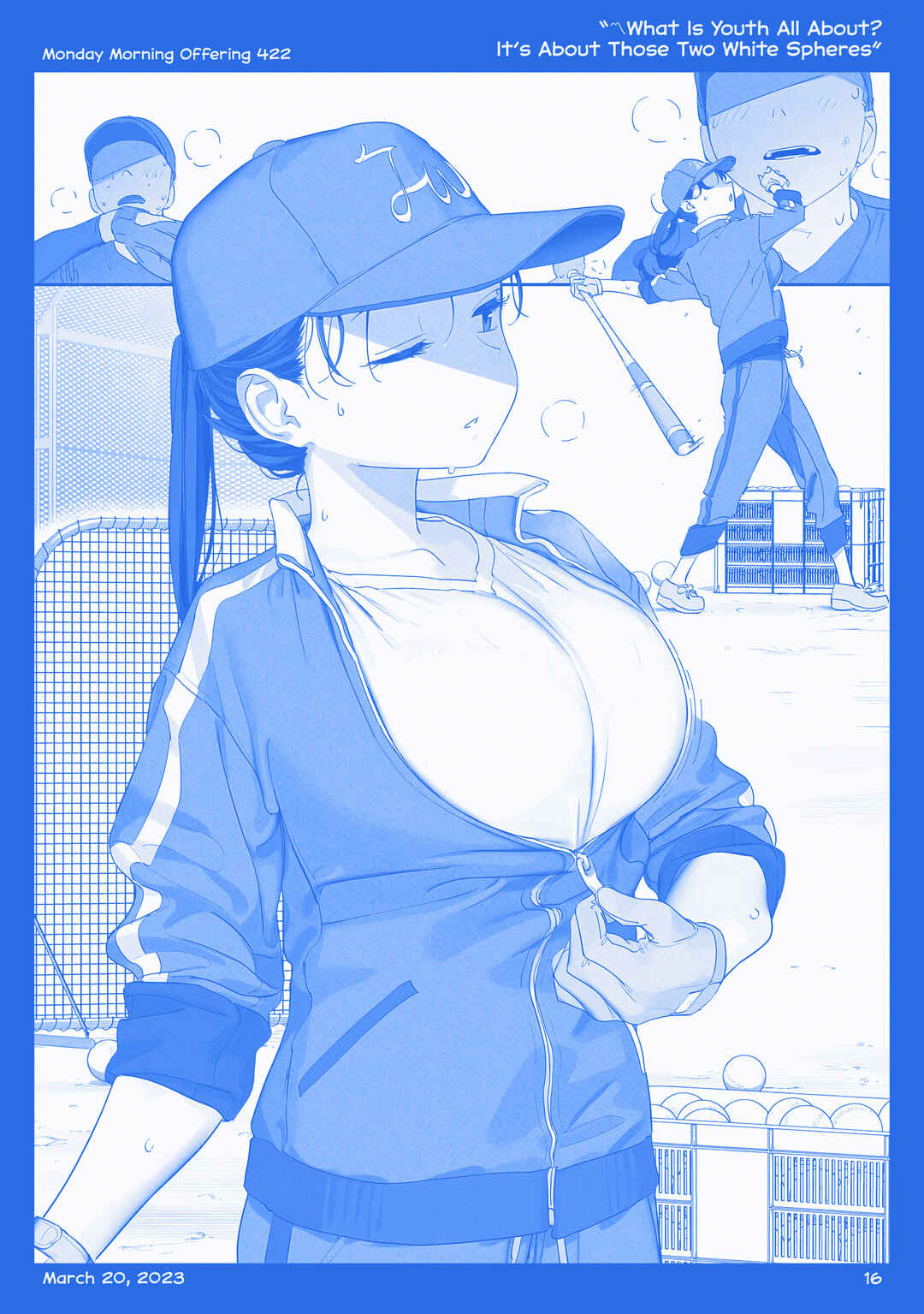 Page 15 Chapter 48 Getsuyoubi no Tawawa  (Twitter Webcomic)