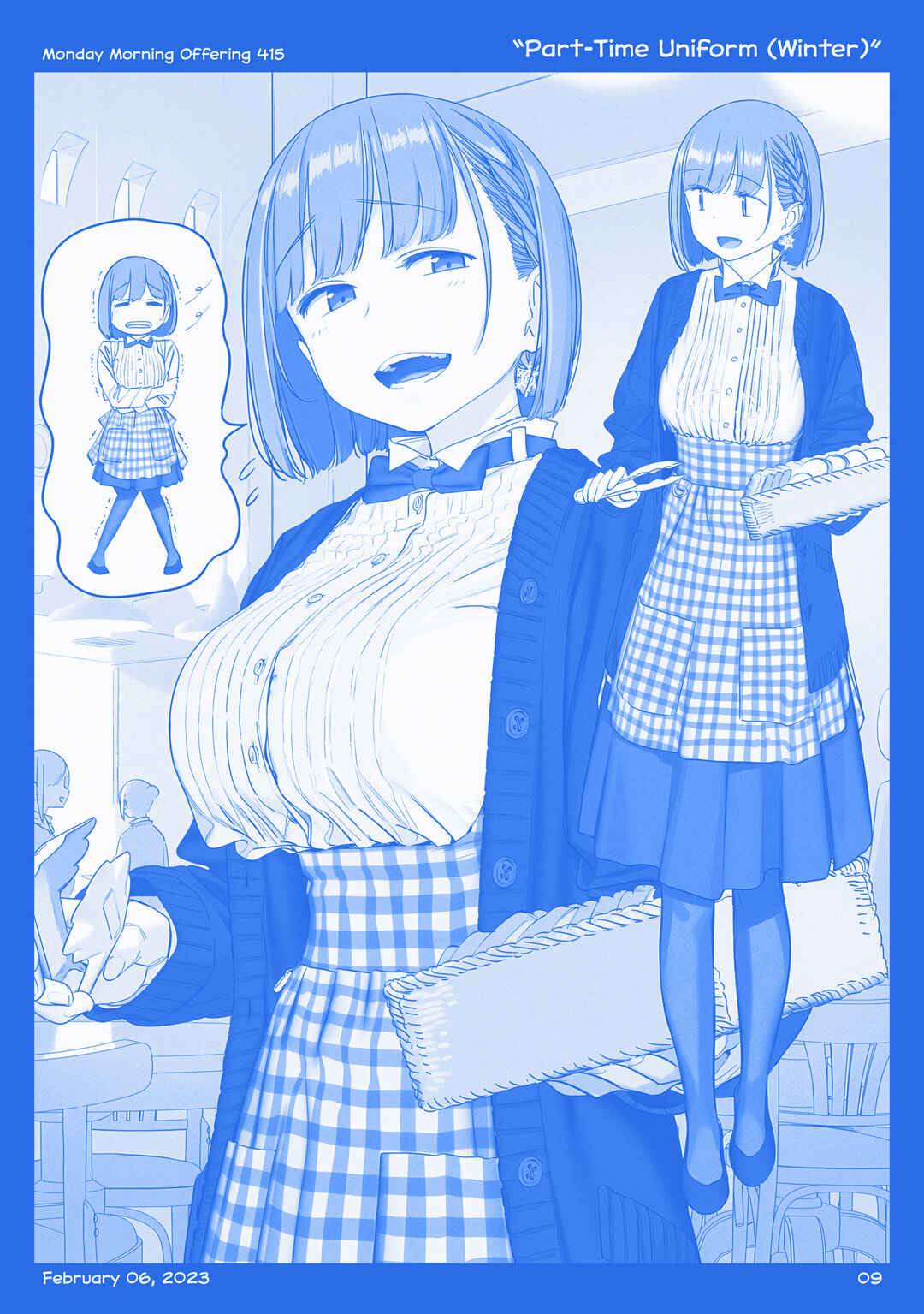 Page 8 Chapter 48 Getsuyoubi no Tawawa  (Twitter Webcomic)