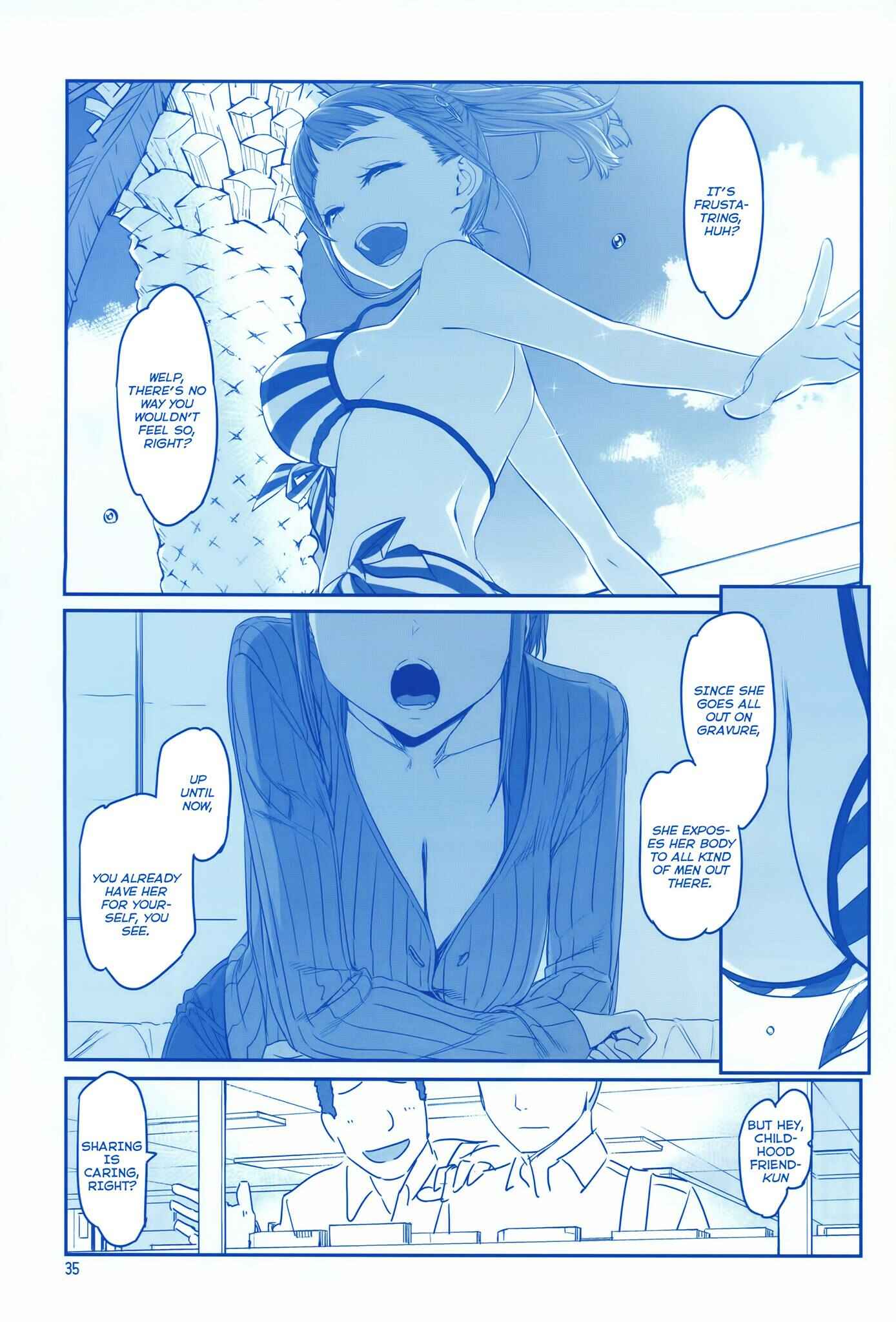 Page 34 Chapter 15 Getsuyoubi no Tawawa  (Twitter Webcomic)
