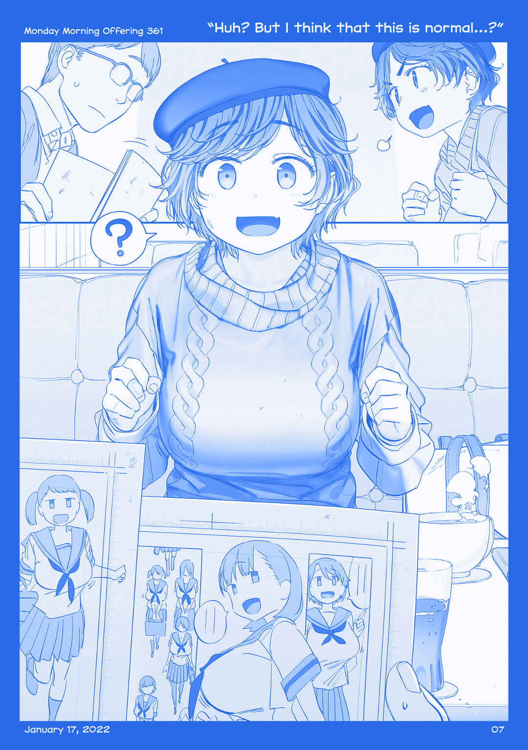 Page 6 Chapter 42 Getsuyoubi no Tawawa  (Twitter Webcomic)