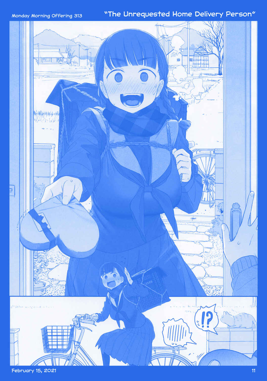 Page 10 Chapter 38 Getsuyoubi no Tawawa  (Twitter Webcomic)
