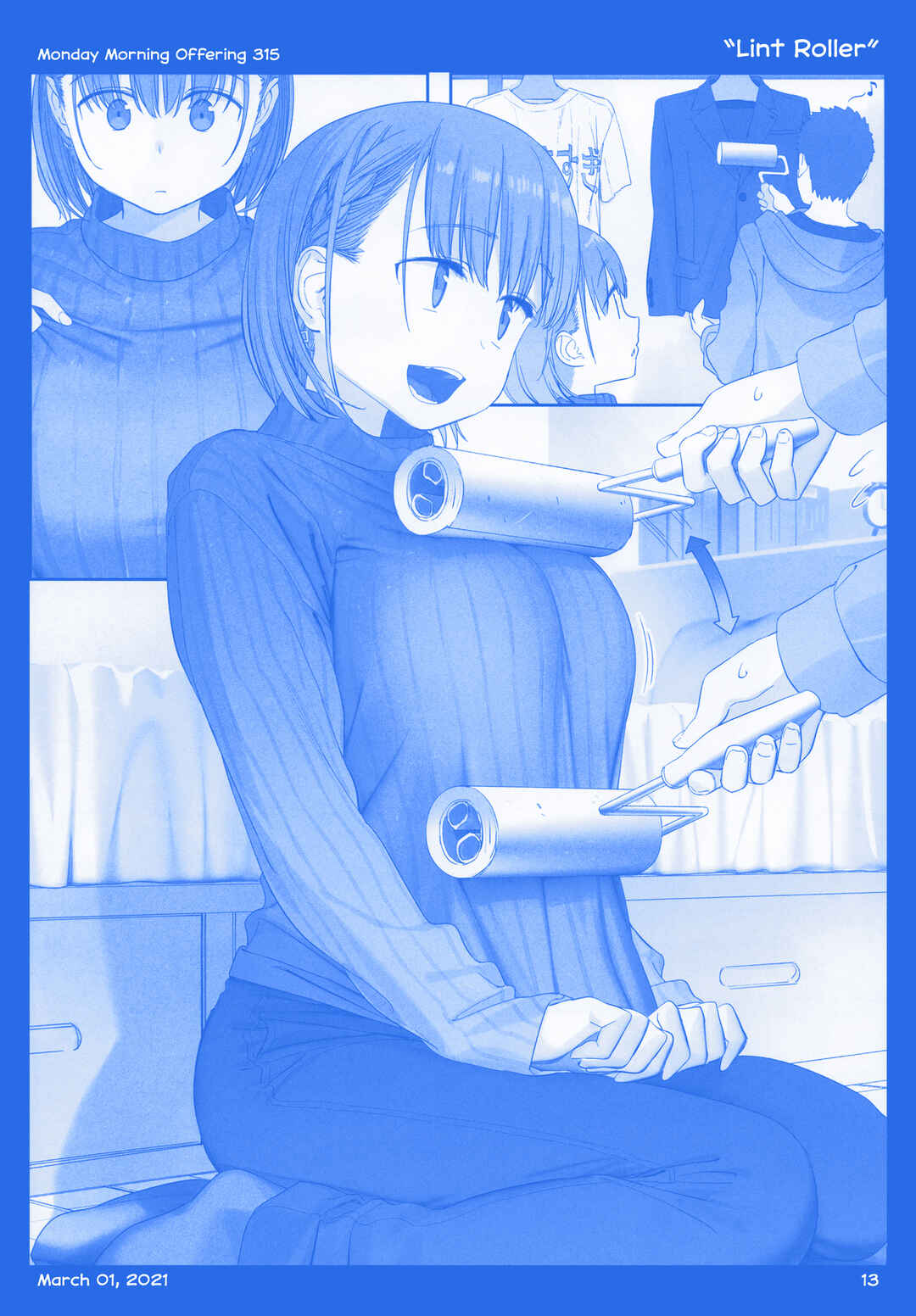Page 13 Chapter 38 Getsuyoubi no Tawawa  (Twitter Webcomic)