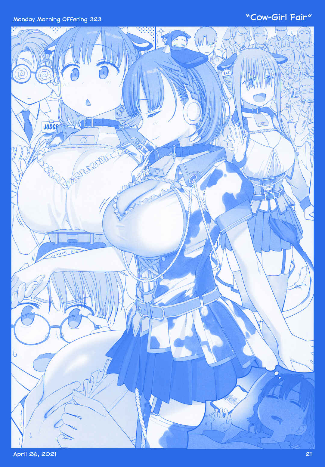 Page 22 Chapter 38 Getsuyoubi no Tawawa  (Twitter Webcomic)