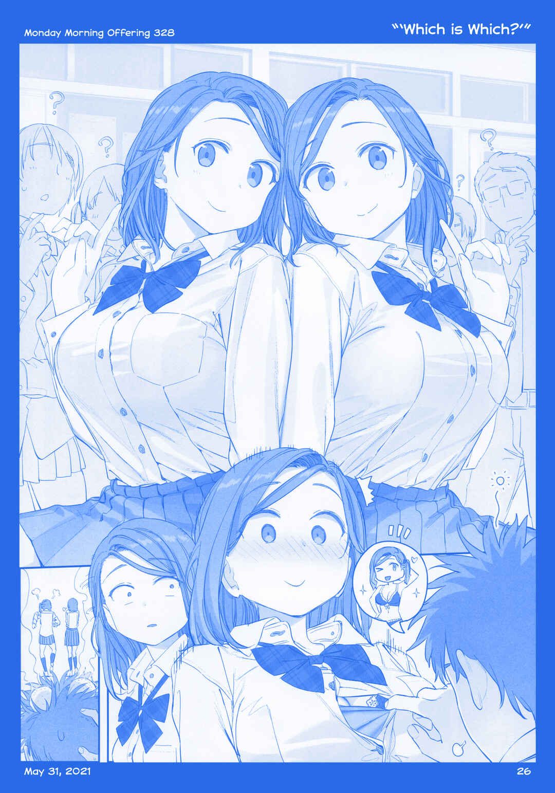 Page 27 Chapter 38 Getsuyoubi no Tawawa  (Twitter Webcomic)