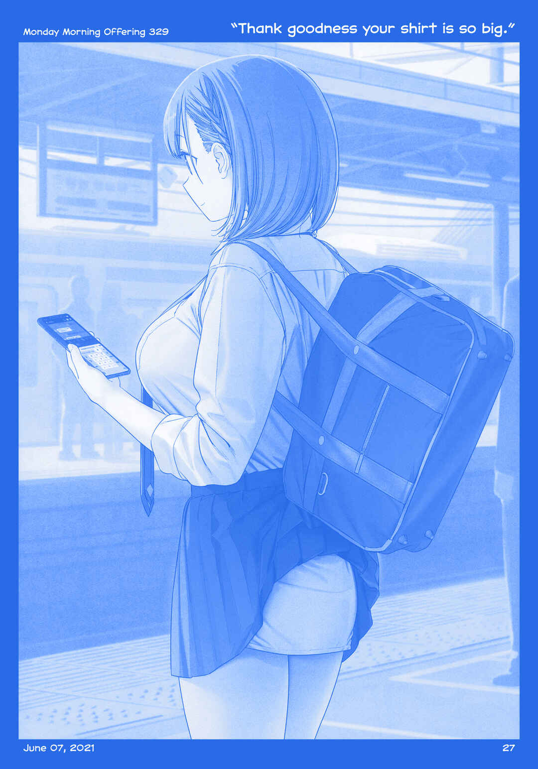 Page 28 Chapter 38 Getsuyoubi no Tawawa  (Twitter Webcomic)
