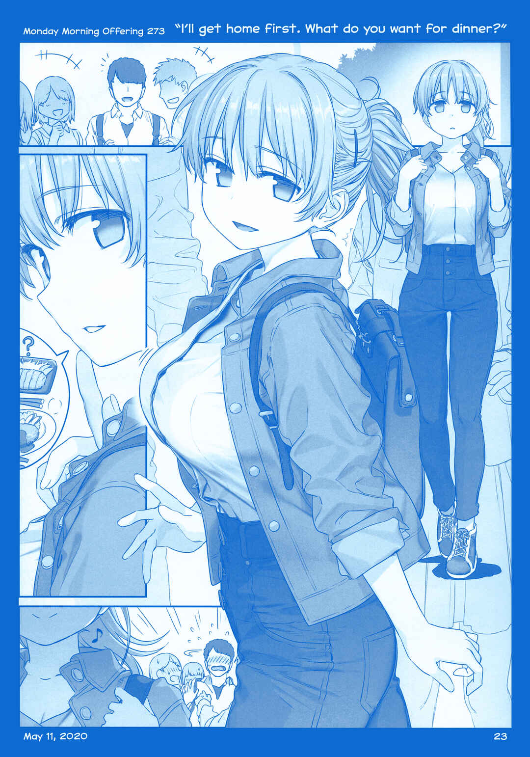 Page 23 Chapter 36 Getsuyoubi no Tawawa  (Twitter Webcomic)