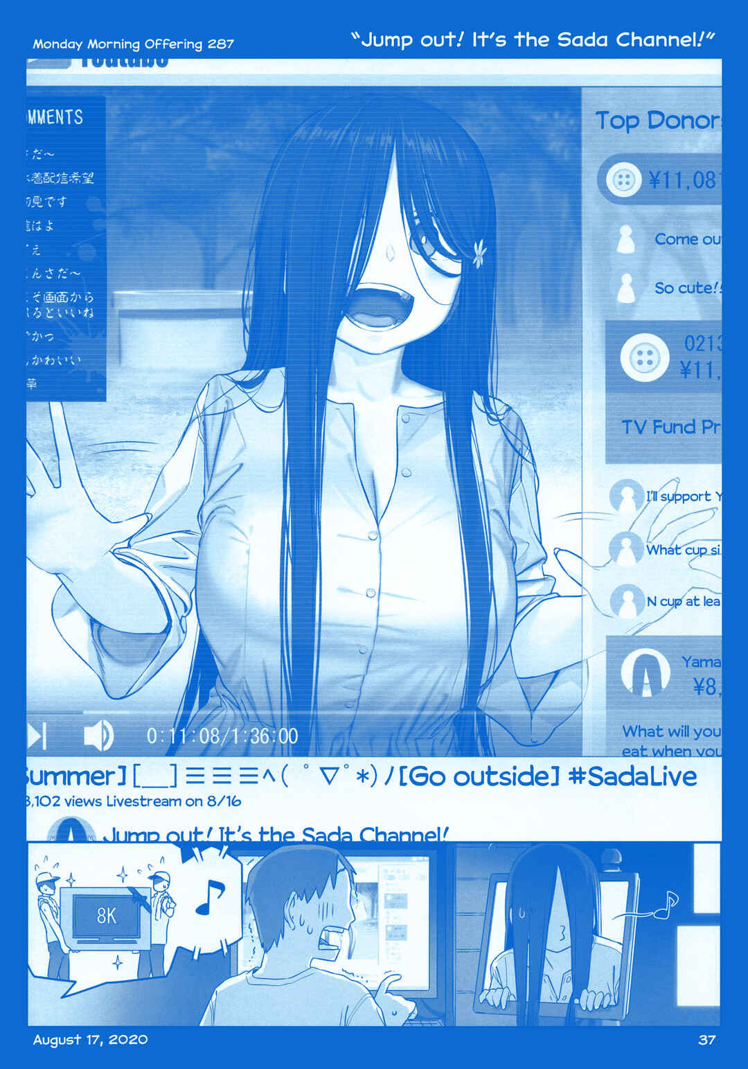 Page 37 Chapter 36 Getsuyoubi no Tawawa  (Twitter Webcomic)