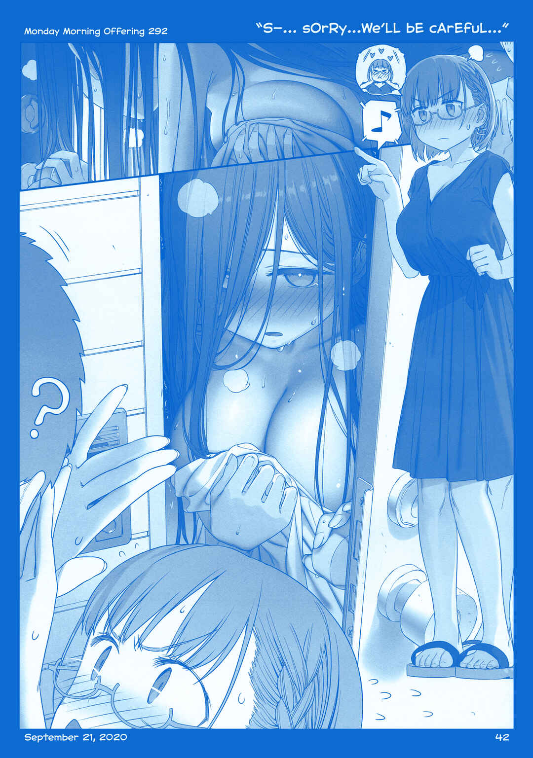 Page 42 Chapter 36 Getsuyoubi no Tawawa  (Twitter Webcomic)