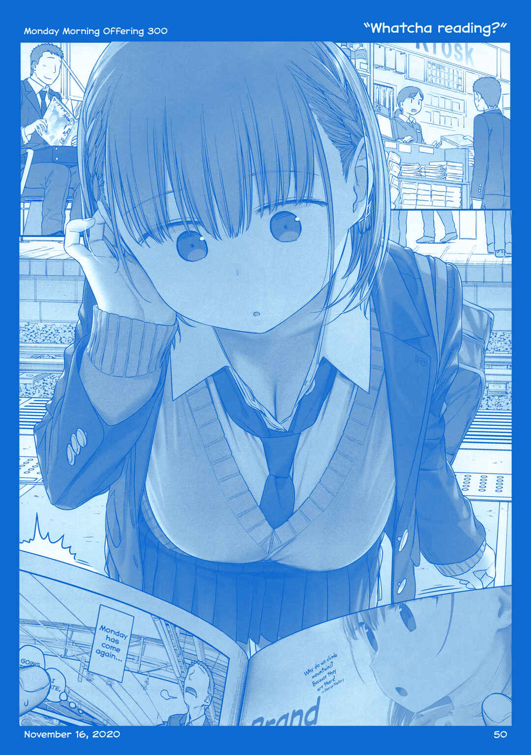 Page 50 Chapter 36 Getsuyoubi no Tawawa  (Twitter Webcomic)