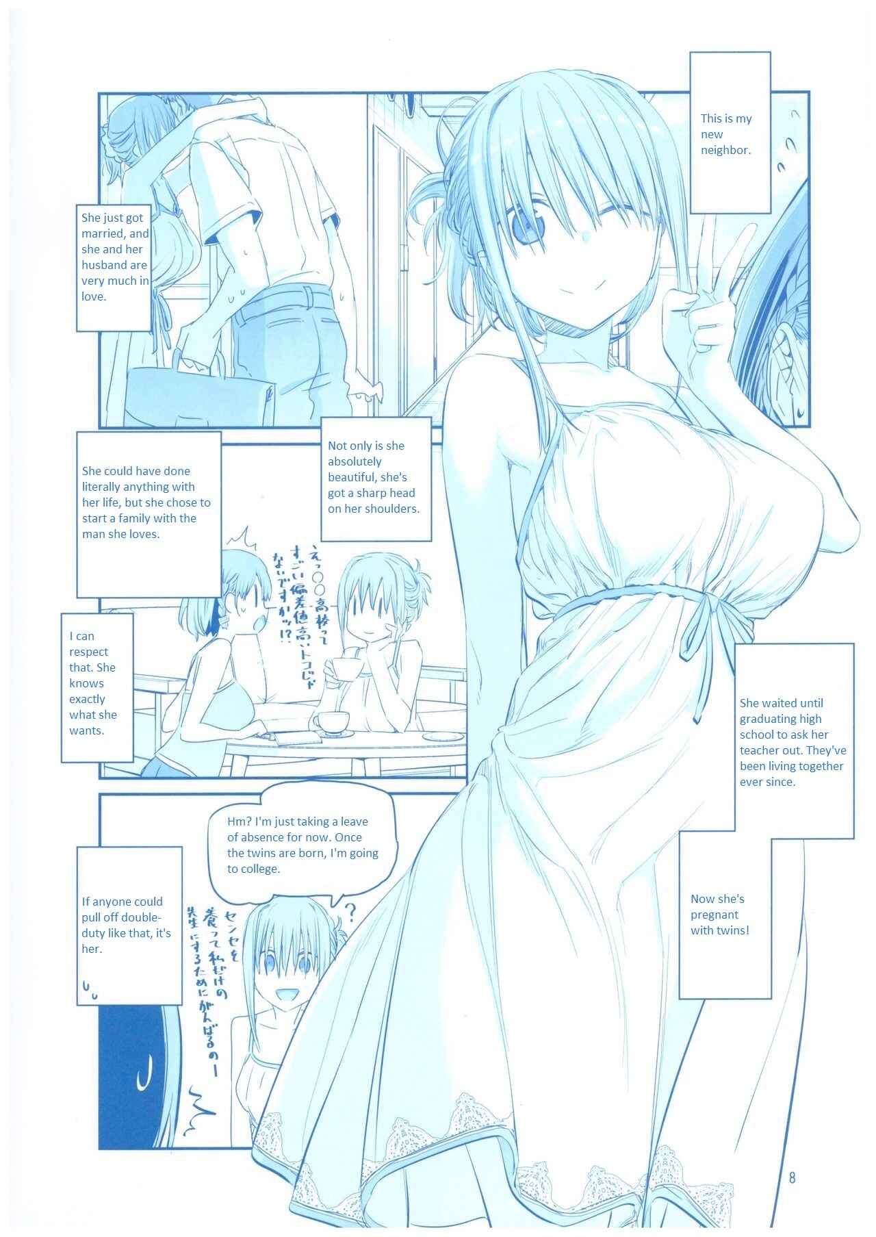 Page 8 Chapter 20 Getsuyoubi no Tawawa  (Twitter Webcomic)