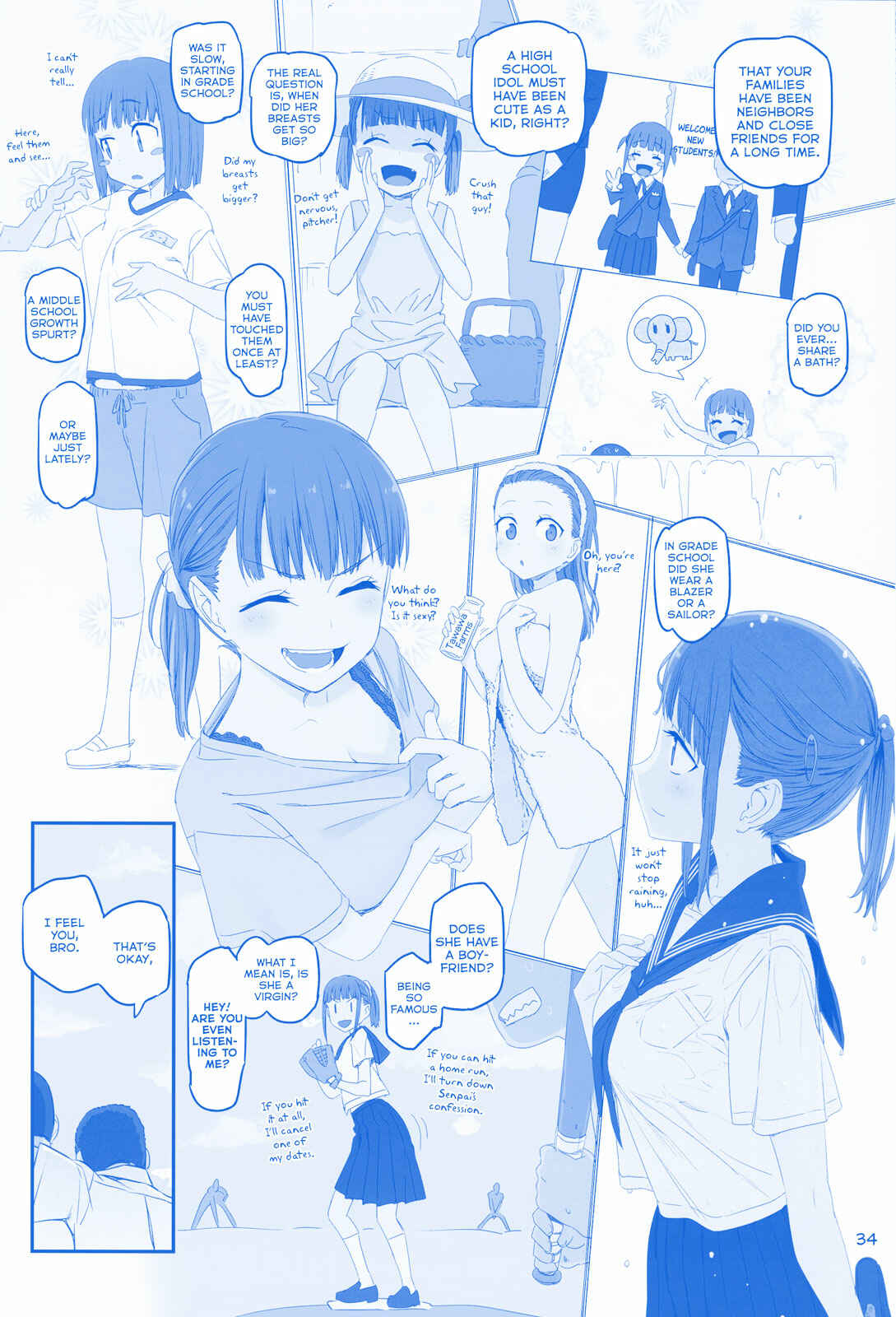 Page 10 Chapter 16 Getsuyoubi no Tawawa  (Twitter Webcomic)
