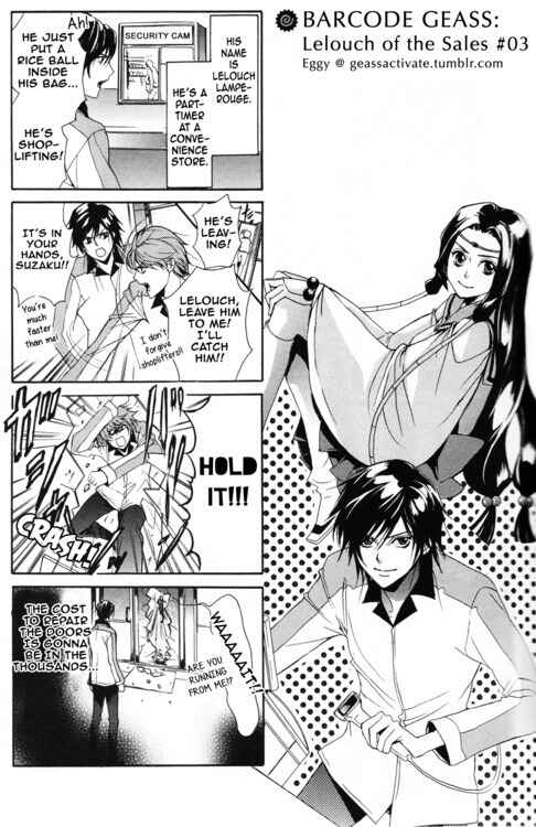 Page 1 Chapter 3 Barcode Geass: Hanbai no Lelouch