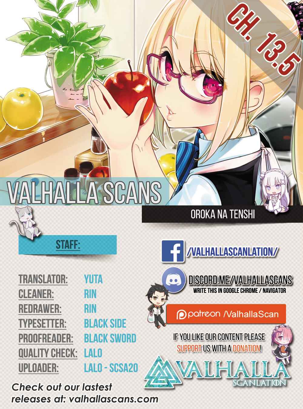 Page 1 Chapter 13.5 Oroka na Tenshi wa Akuma to Odoru