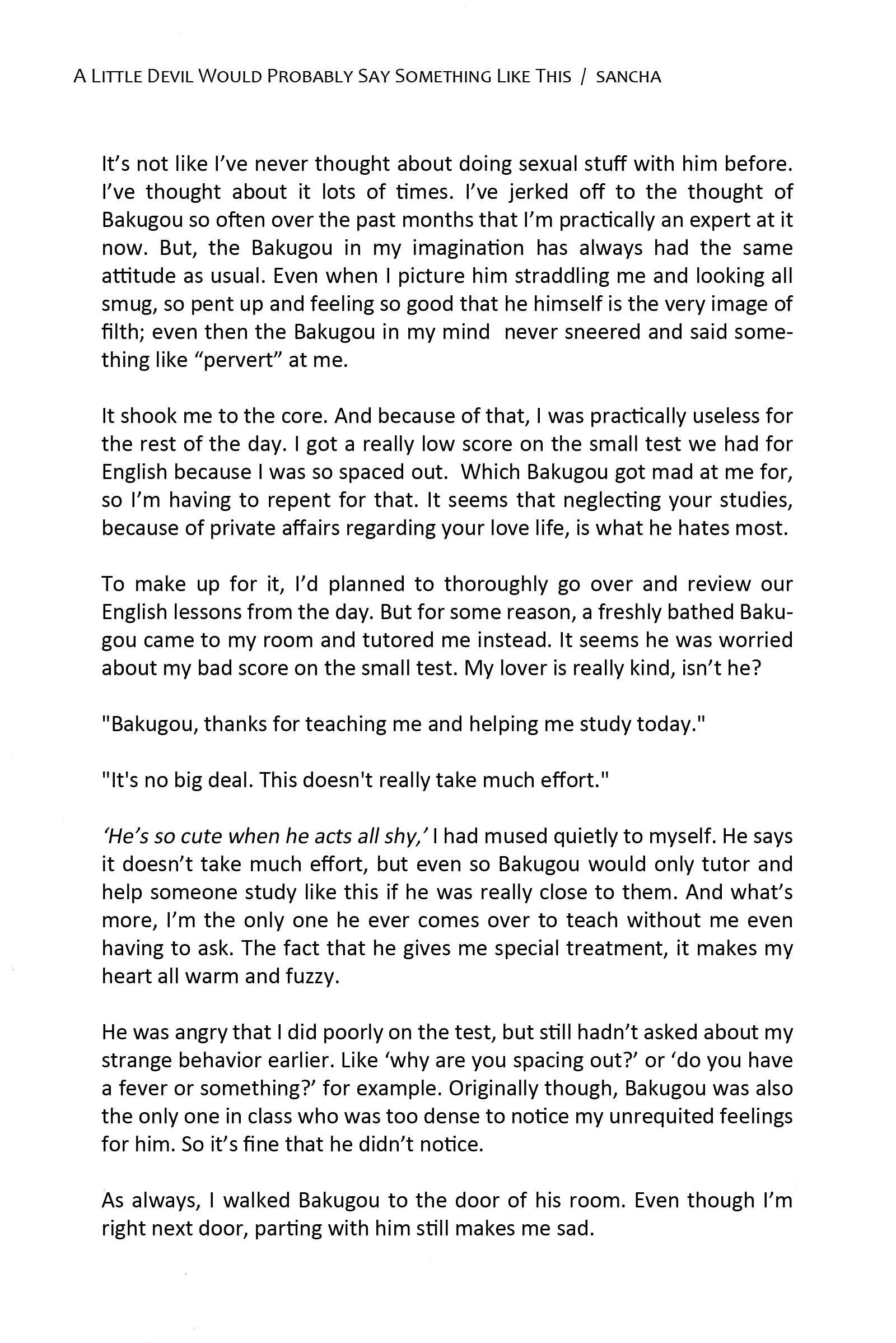 Page 11 Chapter 3 Boku no Hero Academia - Only My Red (Doujinshi)