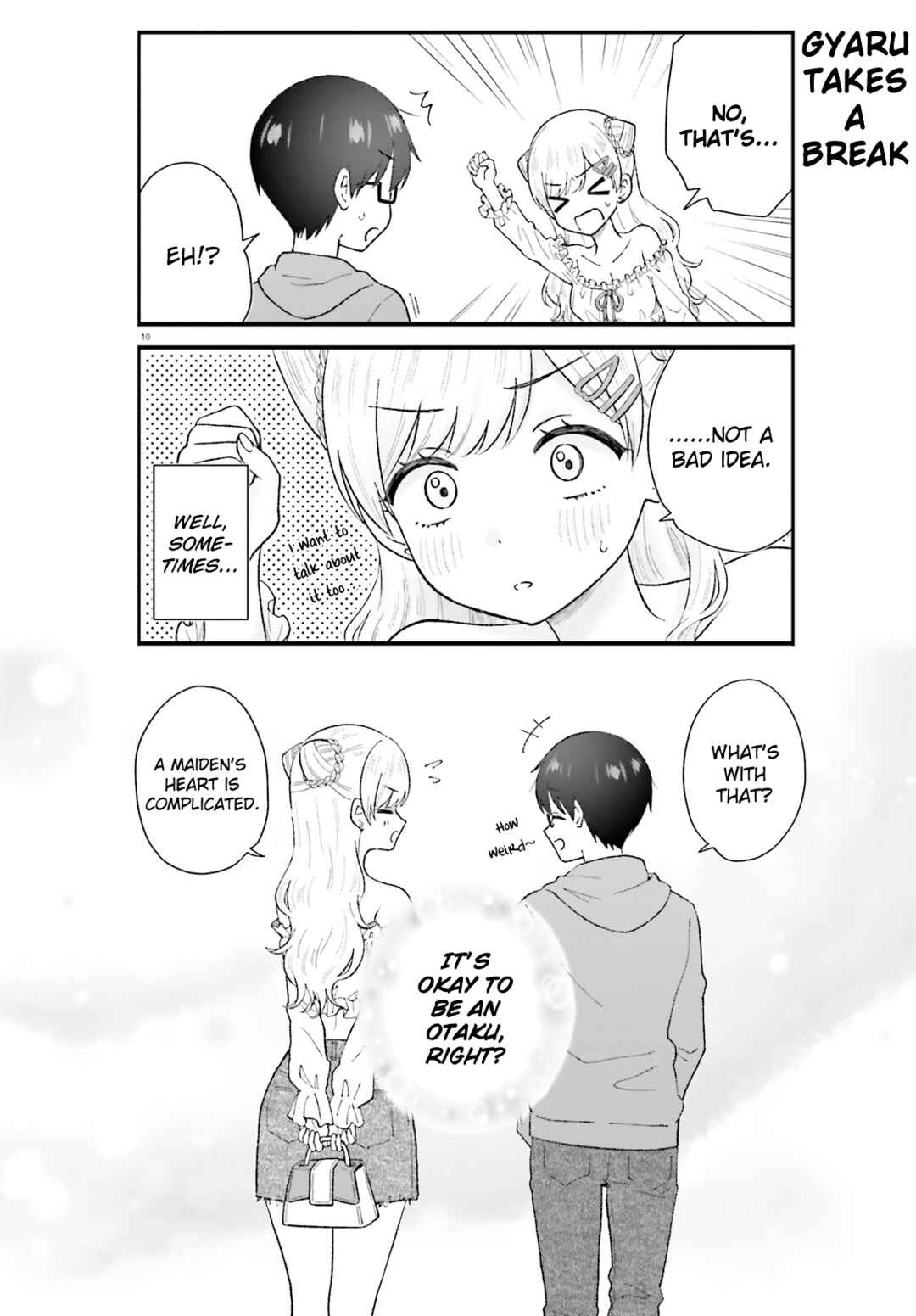 Page 10 Chapter 4 Uchida-san wa Zettai ni Gyaru Janai!