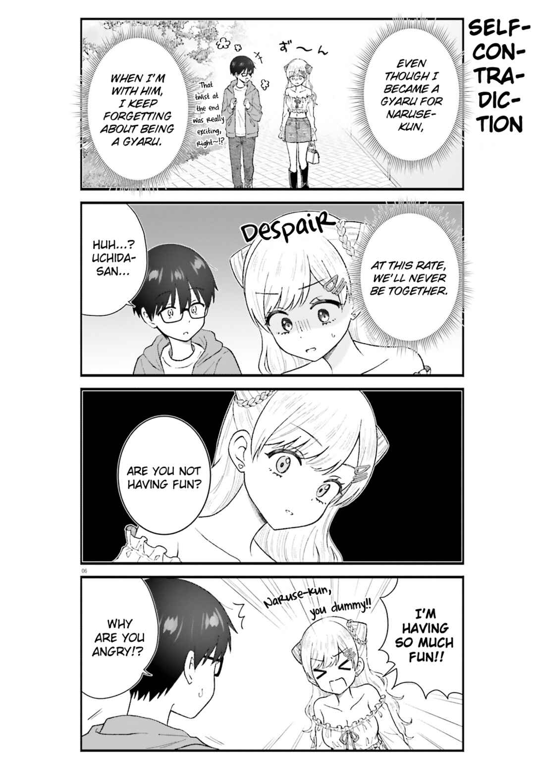 Page 6 Chapter 4 Uchida-san wa Zettai ni Gyaru Janai!
