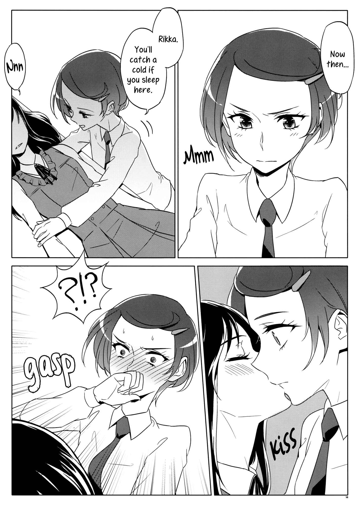 Page 14 Chapter Unknown_0a07 DokiDoki! Precure - Rikka wa Koumiete Yoru ni Naru to Eroku Narunda yo? (Doujinshi)