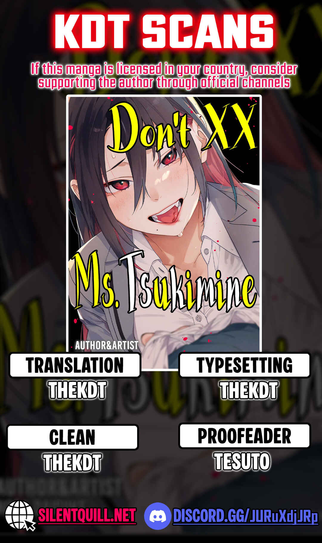 Page 1 Chapter 19 XX Shinaide! Tsukimine-san