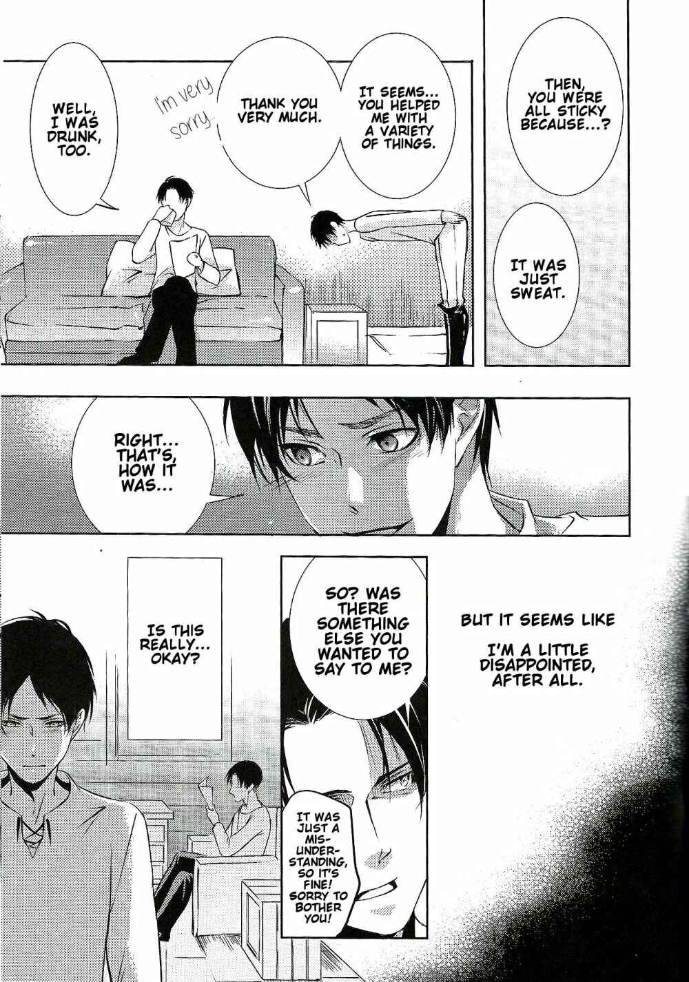 Page 20 Chapter Unknown_a0f2 Shingeki no Kyojin - Bureiko Night (Doujinshi)
