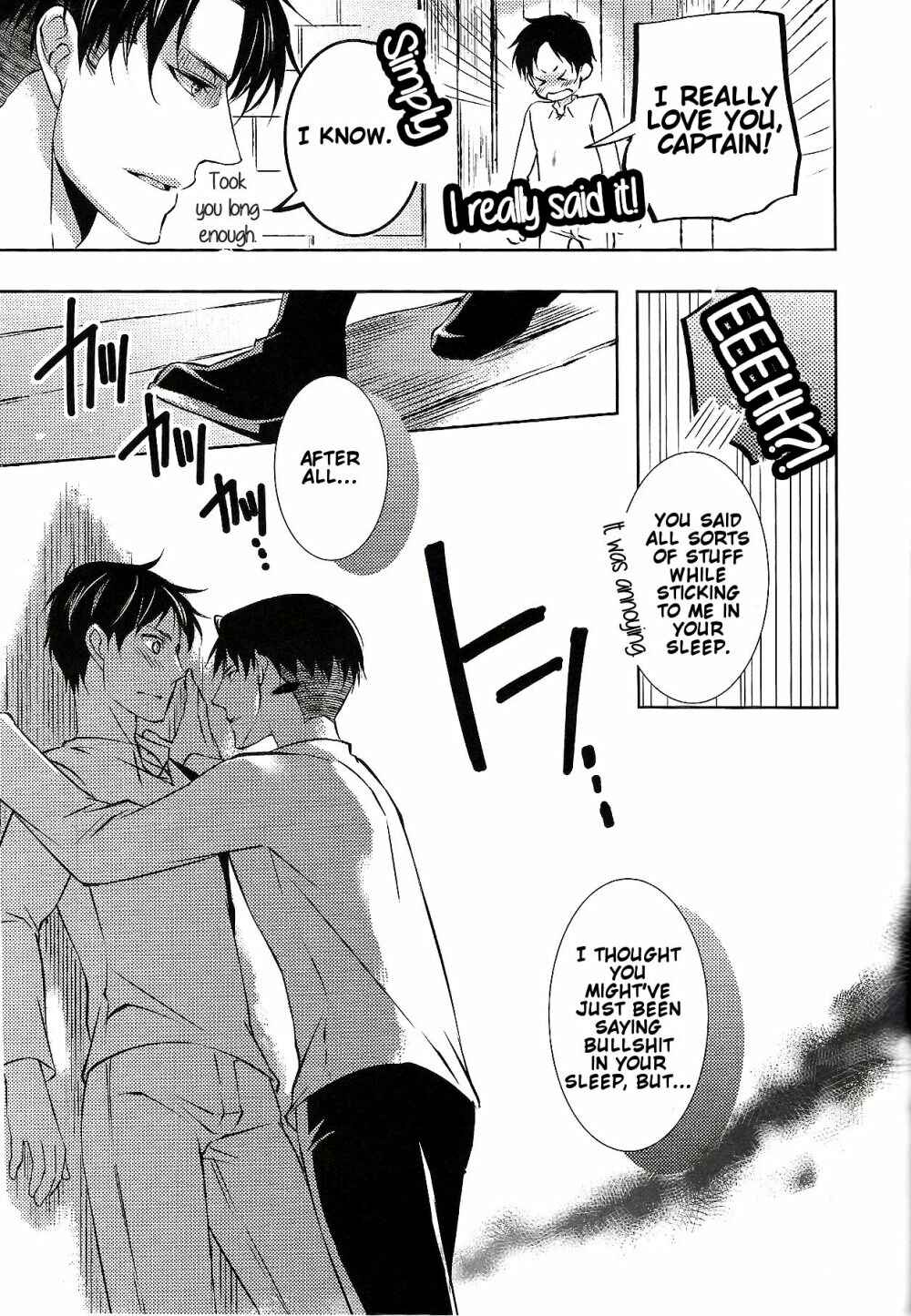 Page 22 Chapter Unknown_a0f2 Shingeki no Kyojin - Bureiko Night (Doujinshi)