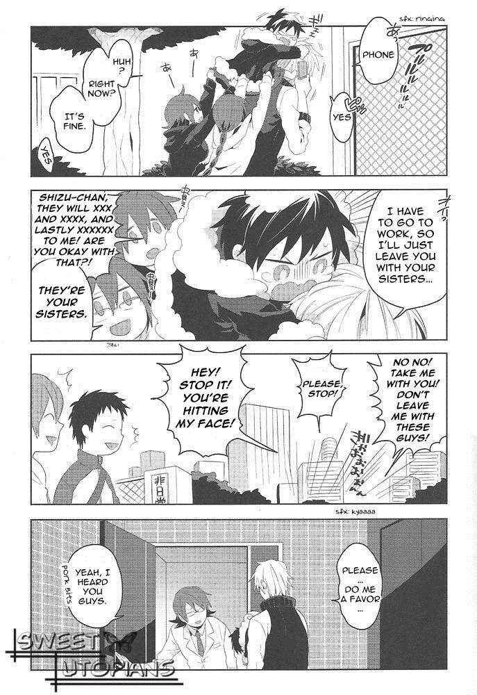Page 14 Chapter Unknown_6e90 Durarara!! - Big Shizuo, Little Izaya (Doujinshi)