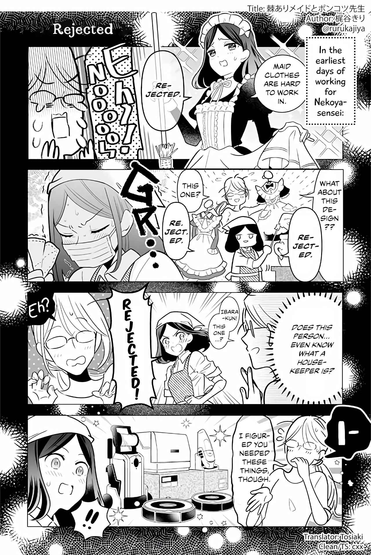 Page 1 Chapter 15 The Prickly Maid and Clumsy Mangaka