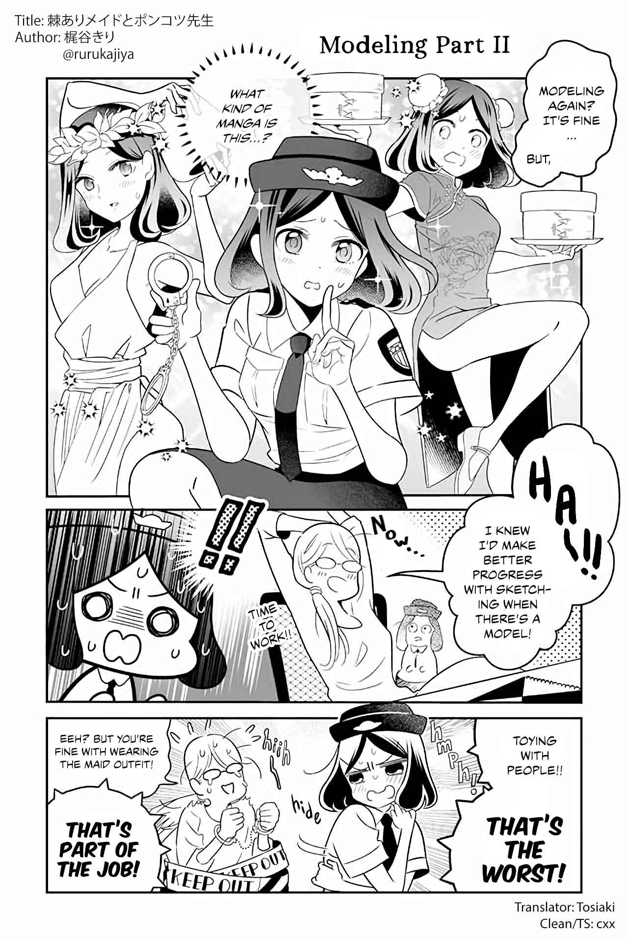 Page 1 Chapter 10 The Prickly Maid and Clumsy Mangaka