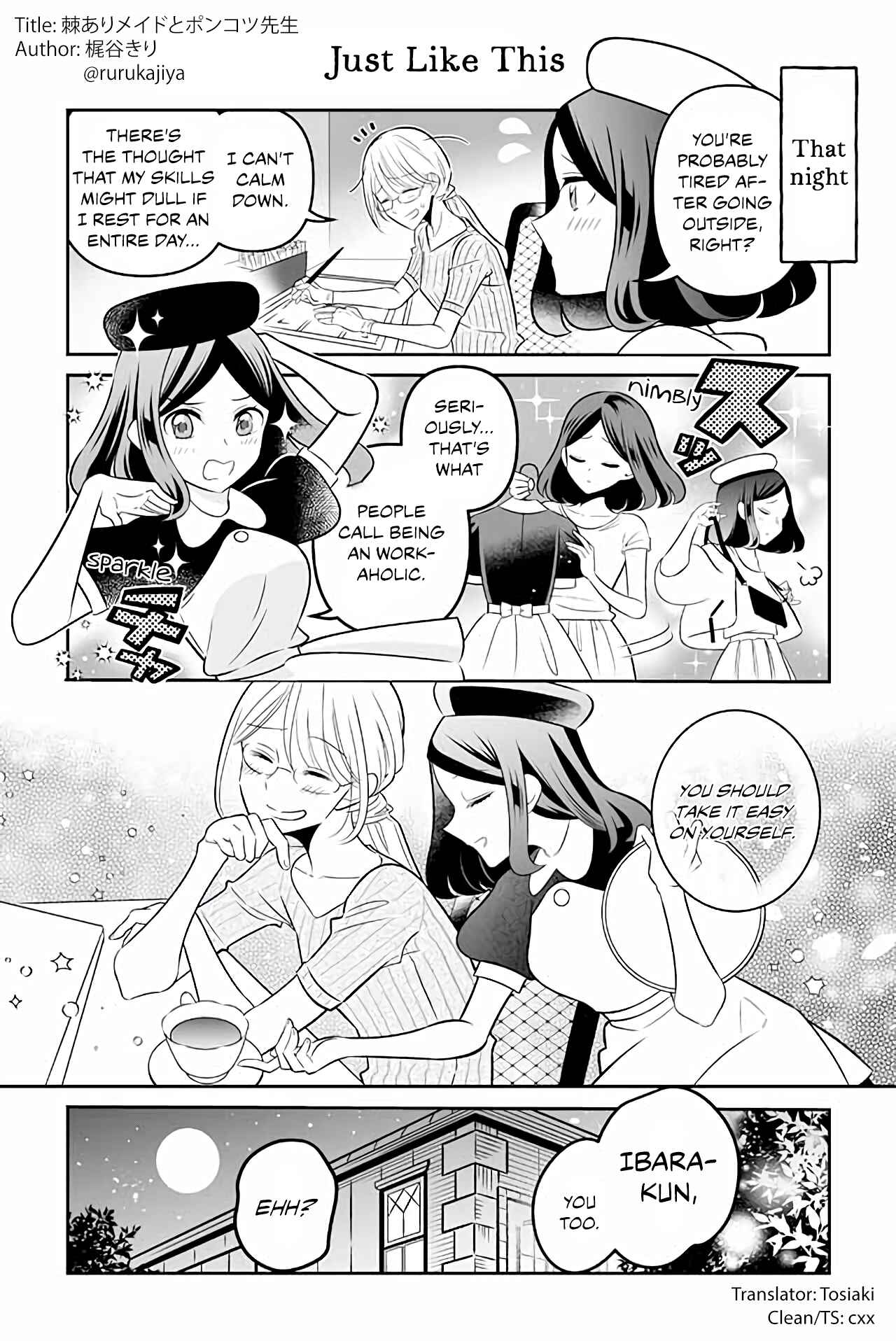 Page 1 Chapter 30 The Prickly Maid and Clumsy Mangaka