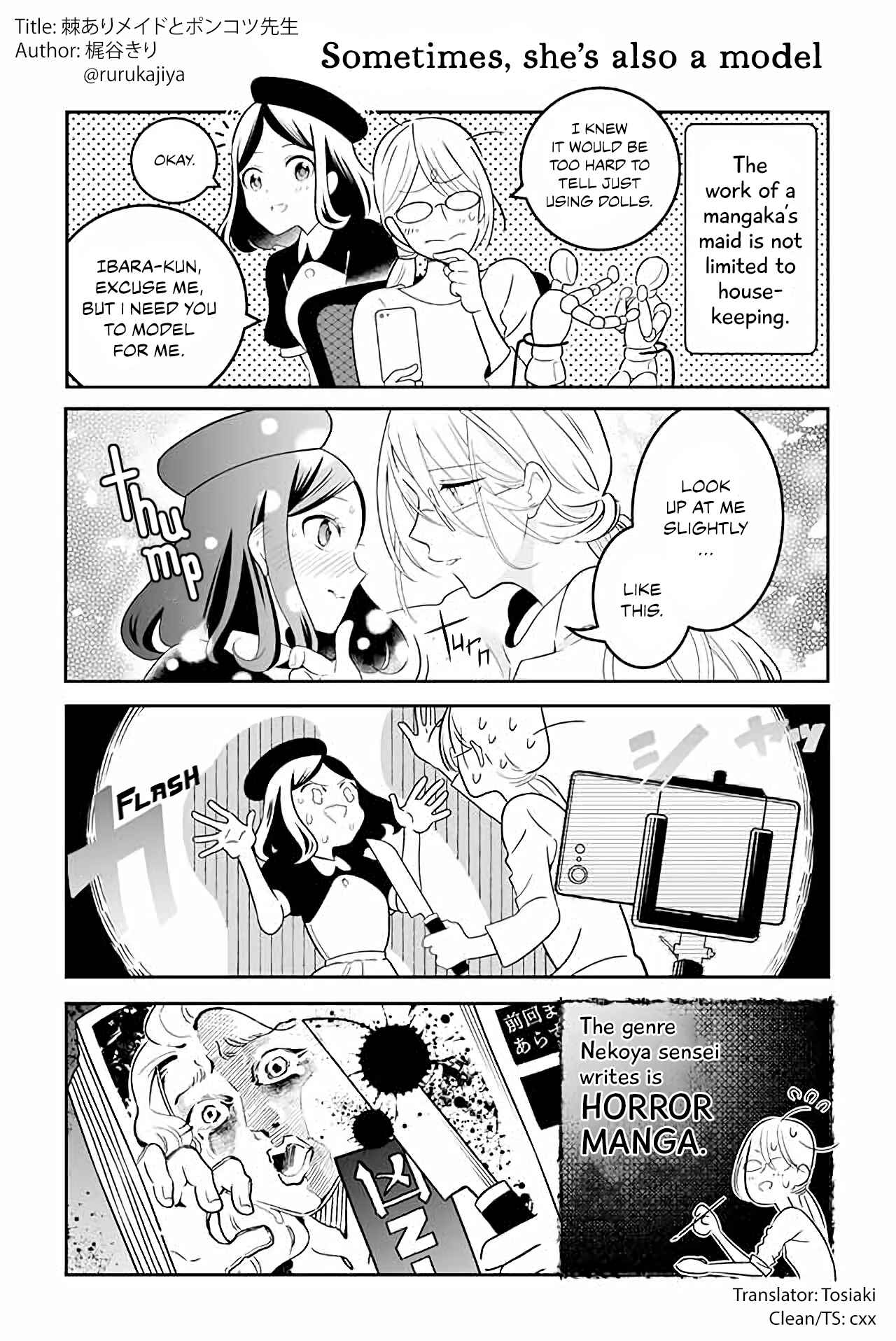 Page 1 Chapter 9 The Prickly Maid and Clumsy Mangaka