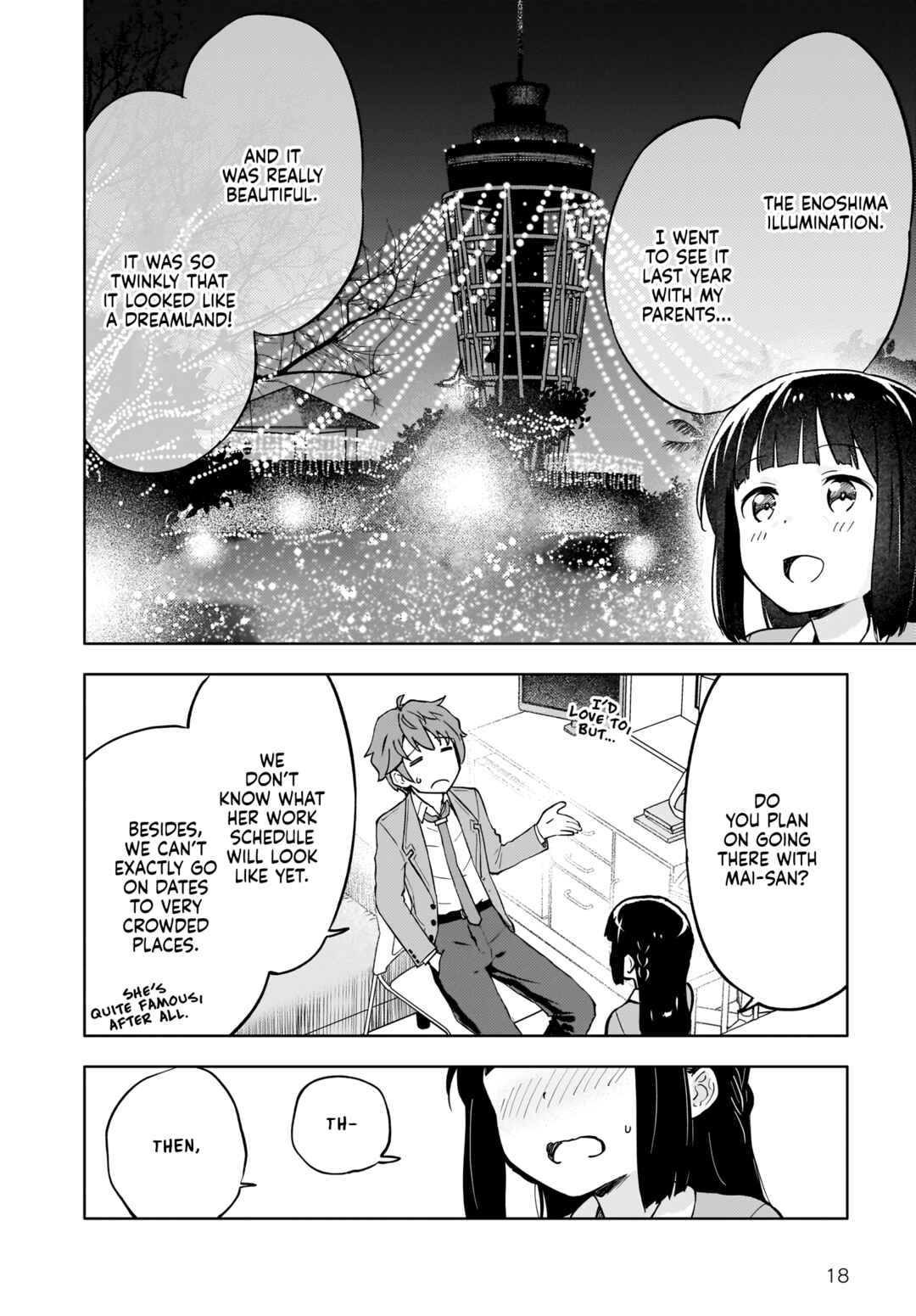 Page 18 Chapter 2 Rascal Does Not Dream of a Dreaming Girl
