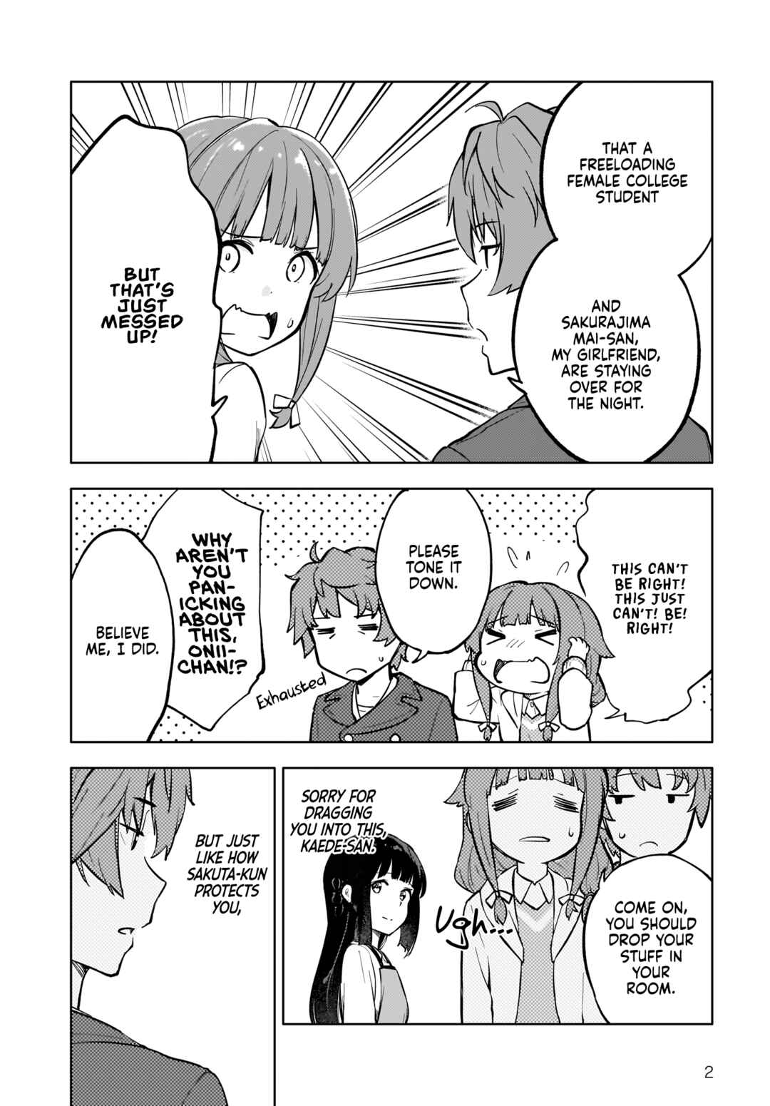 Page 2 Chapter 9 Rascal Does Not Dream of a Dreaming Girl