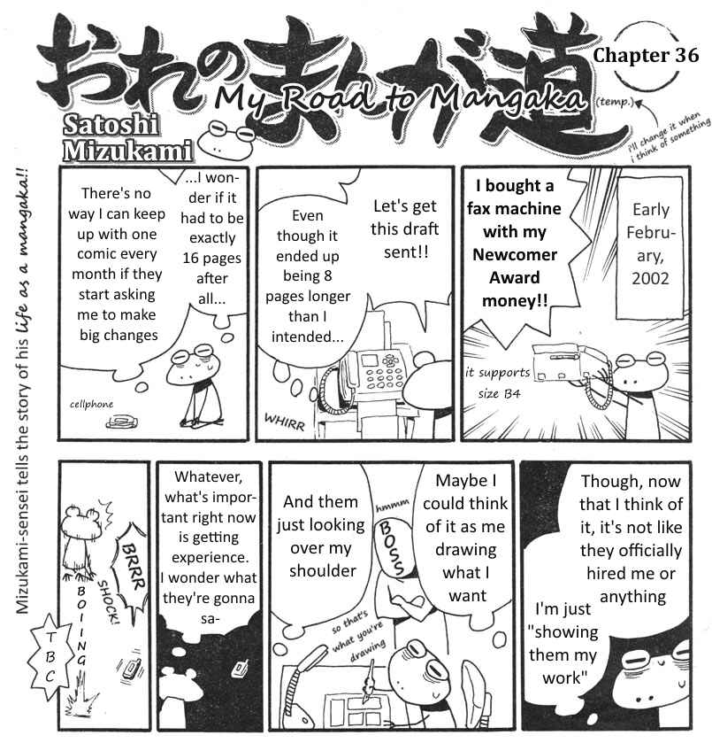 Page 1 Chapter 36-40 Mizukami Satoshi no Manga Sadou