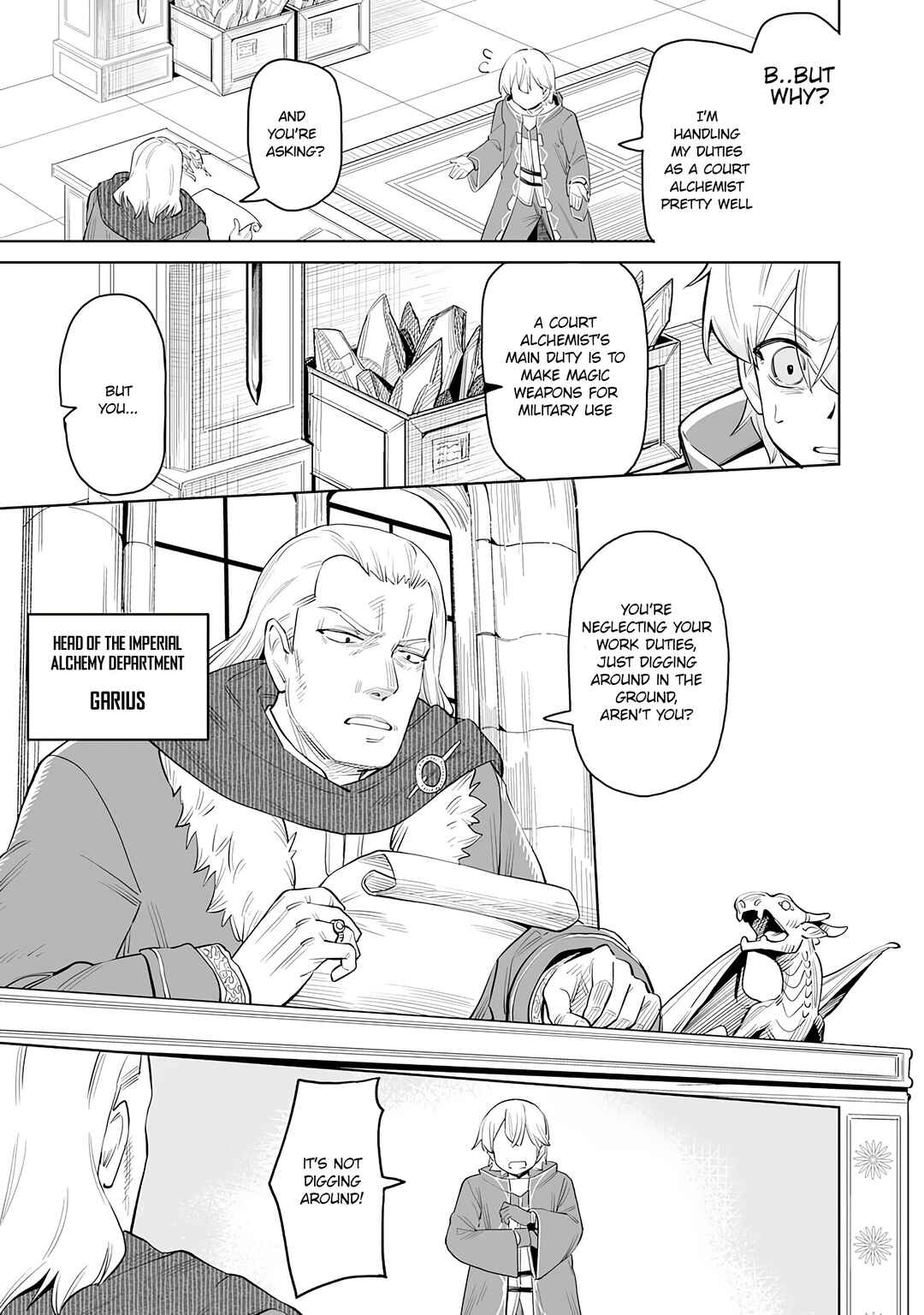 Page 5 Chapter 1.1 Kaikosareta Kyuutei Renkinjutsushi wa Henkyou de Dai Nouen wo Tsukuriageru ~Sokoku wo Oidasareta kedo, Saikyou Ryouchi de Slow Life wo Ouka suru~