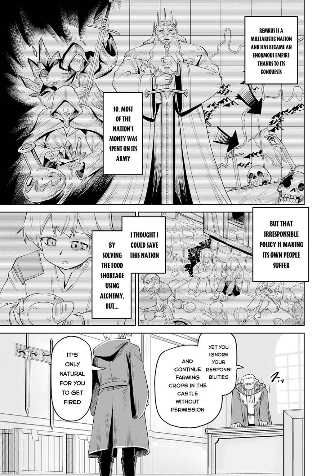 Page 8 Chapter 1 Kaikosareta Kyuutei Renkinjutsushi wa Henkyou de Dai Nouen wo Tsukuriageru ~Sokoku wo Oidasareta kedo, Saikyou Ryouchi de Slow Life wo Ouka suru~