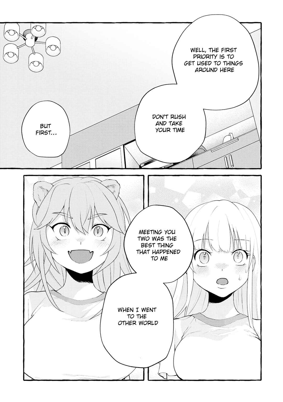 Page 10 Chapter 3.2 Isekai Chikyuu kan de Kojin Boueki Shite Mita