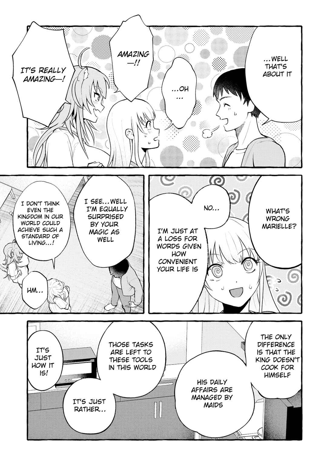 Page 2 Chapter 3.2 Isekai Chikyuu kan de Kojin Boueki Shite Mita