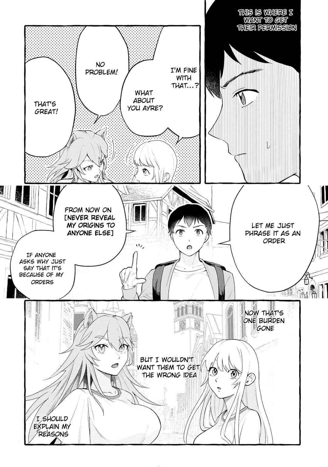 Page 3 Chapter 2.2 Isekai Chikyuu kan de Kojin Boueki Shite Mita